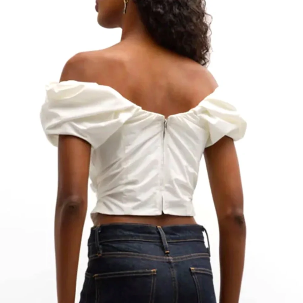 A.L.C. Nora Top White New With Tags US4
